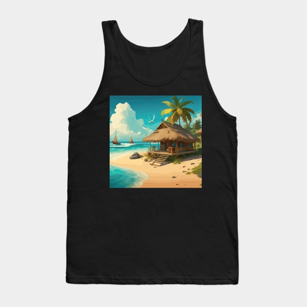 Beach Holiday Tank Top by Seven Seven t
